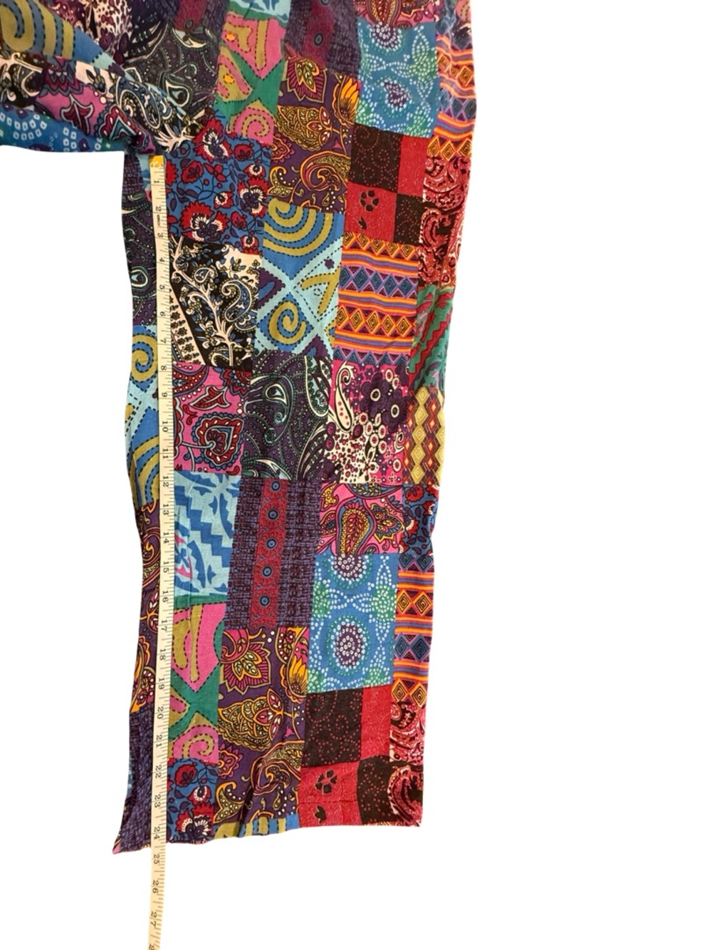 Women’s Boho Patchwork Multicolor Jumpsuit – XL - Picture 14 of 17